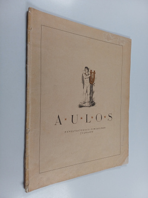 Aulos : säveltaiteellis-kirjallinen julkaisu 1926 : omist...