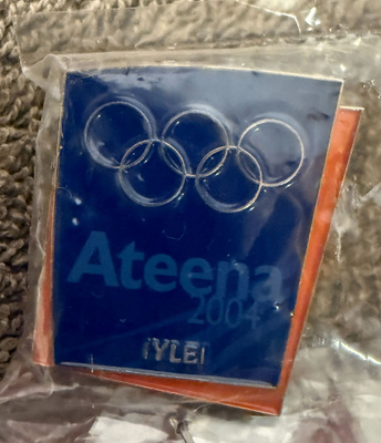 ATEENA 2004 OLYMPIALAISET YLE PINSSI MUOVEISSA