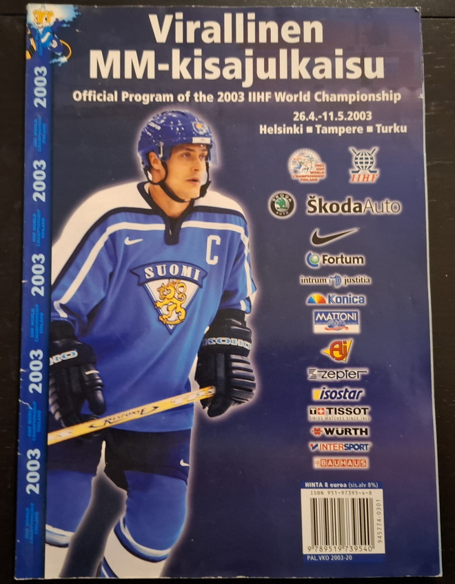 MM-kisat 2003 - virallinen kisaohjelma