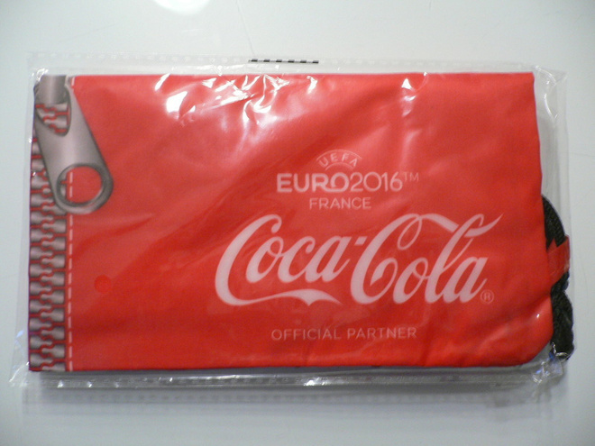 COCA-COLA  DRAWSTRING BAG  EURO 2016 FOOTBALL CHAMPIOSHIP