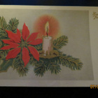 JOULUKORTTI LAKKAPINTAINEN v.1962 KULKENUT - pikkukuva 1
