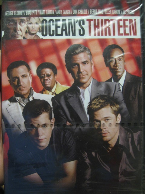 OCEAN`S THIRTEEN DVD UUSI
