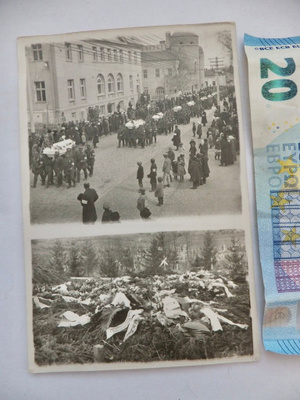 VANHA Valokuva Sankarihautajaiset Kuopio 1918