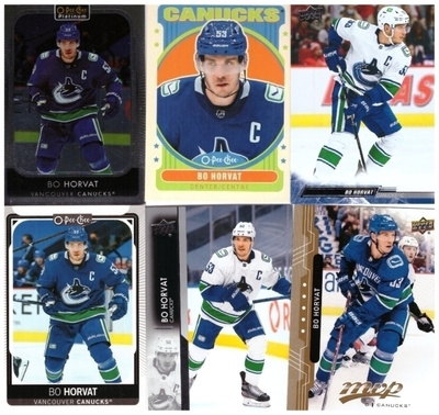 6 x BO HORVAT Cancouver Canucks