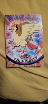 Pokemon Topps TV Animation Edition #18 Pidgeot Blue Logo