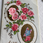 KUKKA-/Onnittelukortti! 17x12cm Äidille 1960-luku - pikkukuva 1