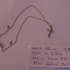Ag (hopea), ristiriipus ketjulla - 3,9 g (5) - pikkukuva 2