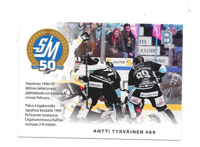 2024-25 BlueLine MatchCard #6/6 Antti Tyrväinen Pelicans