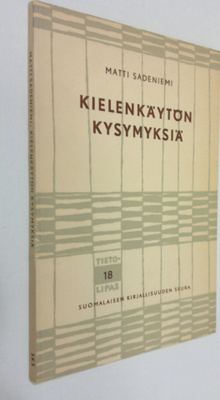 Matti Sadeniemi : Kielenkäytön kysymyksiä
