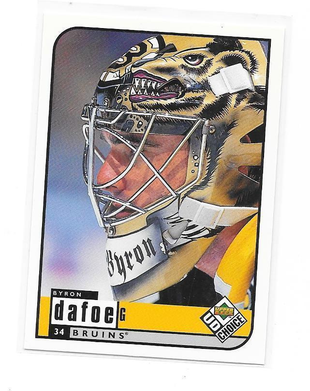 1998-99 UD Choice #10 Byron Dafoe Boston Bruins MV