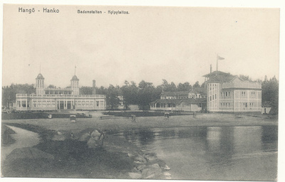 HANKO - kylpylaitos - vanha kortti