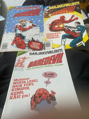 Sarjakuvalehti: Daredevil 3/90, 5/90, 6/90