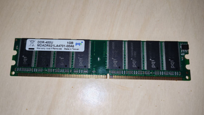 1GB DDR400 DIMM RAM - Rikki