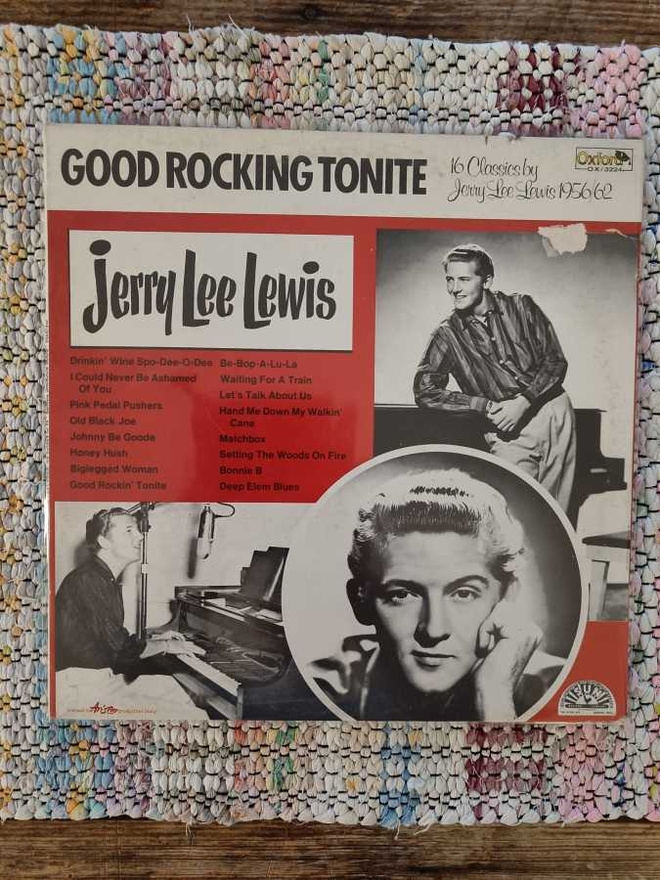 JERRY LEE LEWIS - GOOD ROCKING TONITE LP ITA -81