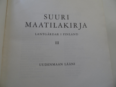 Suuri maatilakirja 3