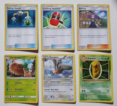 Pokemon-kortteja 6 kpl