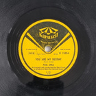 1958 - Paul Anka - You are my destiny - Karusell K 15054 - pikkukuva 1