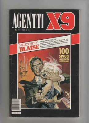 Agentti X9 numero 1989-11 mm. Modesty Blaise