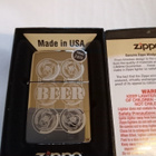 Zippo Beer 6-Pack Black Ice Uusi ja Aito - pikkukuva 1