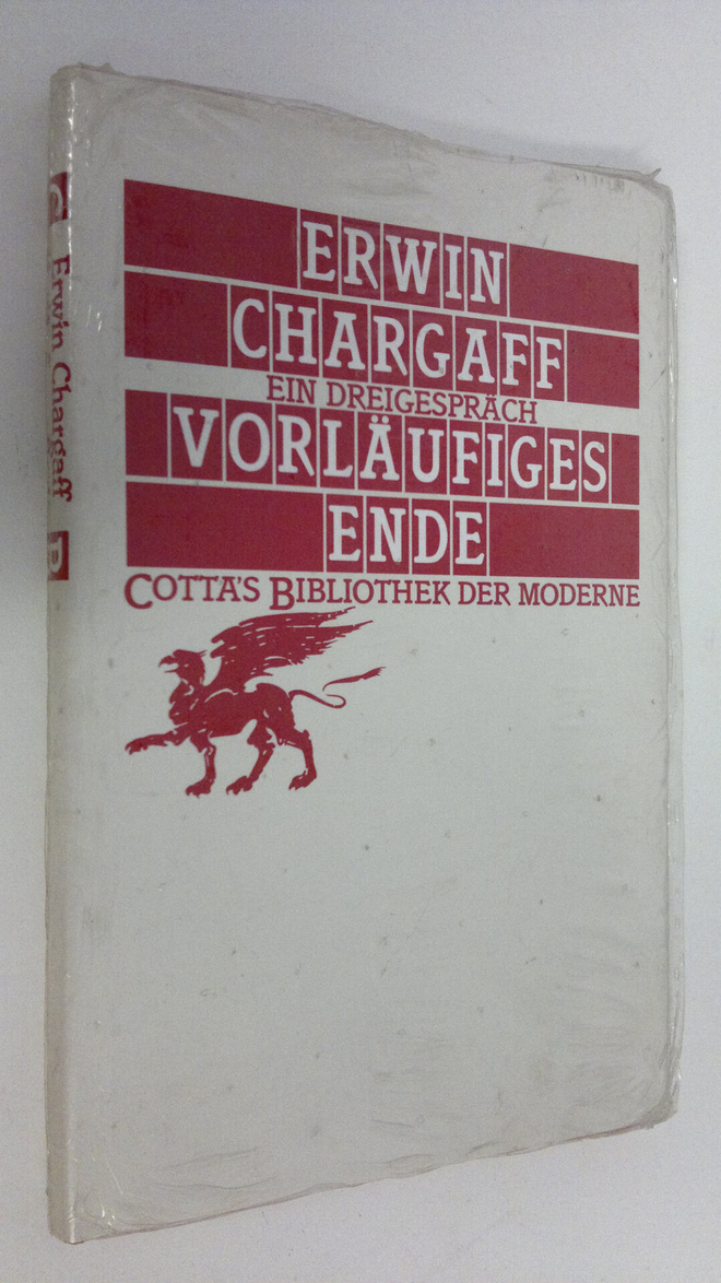 Erwin Chargaff : Vorläufiges Ende