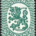 1926 M-17 40 p vihreä kapeat numerot HR ** LaPe 115 A I W 1 - pikkukuva 2