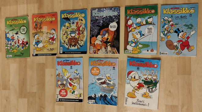 Aku Ankka Klassikko 2022, 2025 lehtiä