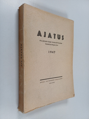 Ajatus 14 : Filosofisen yhdistyksen vuosikirja