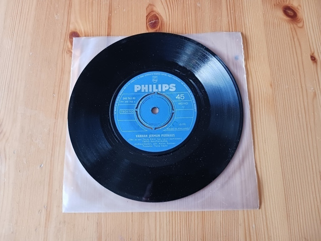 Tapio Rautavaara – Vanhan Jermun Purnaus 7" orig 1966
