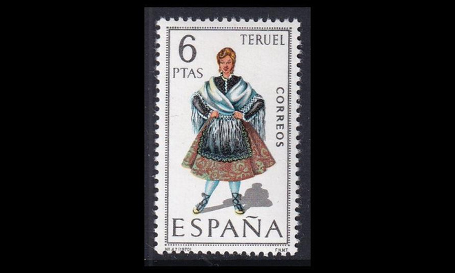 Espanja 1901 ** Kansanpukuja Teruel (1970)