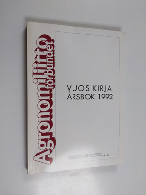 Agronomiliiton vuosikirja 1992