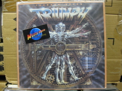 TRIUMPH - THUNDER SEVEN LP us -84 ex/ex   (+)