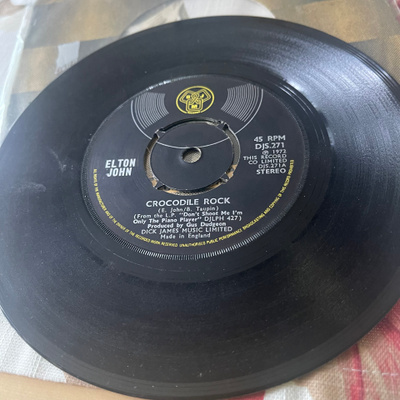 ELTON JOHN: Crocodile Rock * Elderberry Wine * UK 1972