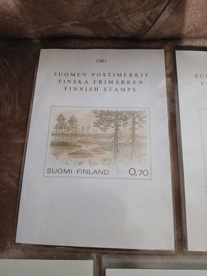 SUOMEN POSTIMERKIT VUOSILAJITELMAT 1981 - 1985