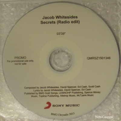 Jacob Whitesides • Secrets PROMO CDr-Single