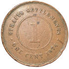 Salmensirtokunnat 1 Cent 1874 - pikkukuva 1