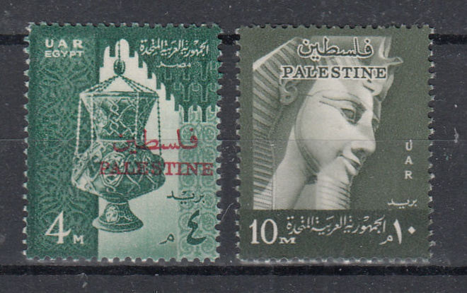 PALESTIINA erä wanhaa Egyptin miehitys 1957-1967