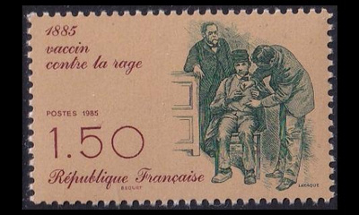Ranska 2503 ** Raivotautirokote 100v (1985)