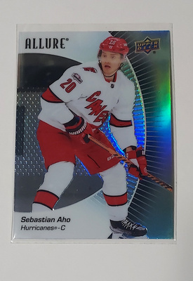 2023-24 Allure Black Rainbow #38 Sebastian Aho