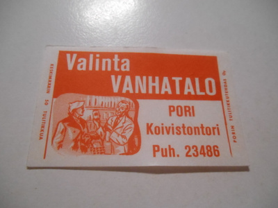 TT Etiketti Valinta Vanhatalo Pori