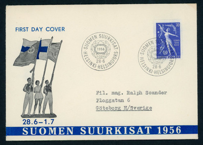 FDC 1956 Suurkisat