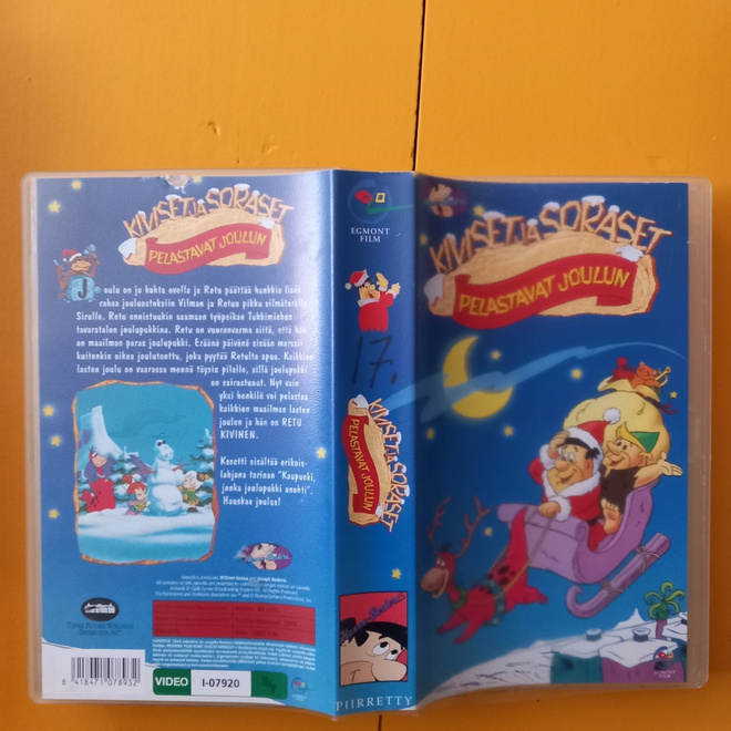 Kiviset ja Soraset [VHS] Pelastavat joulun
