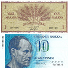 suomalaisia seteleitä 6 kpl 1915-1986 - pikkukuva 2