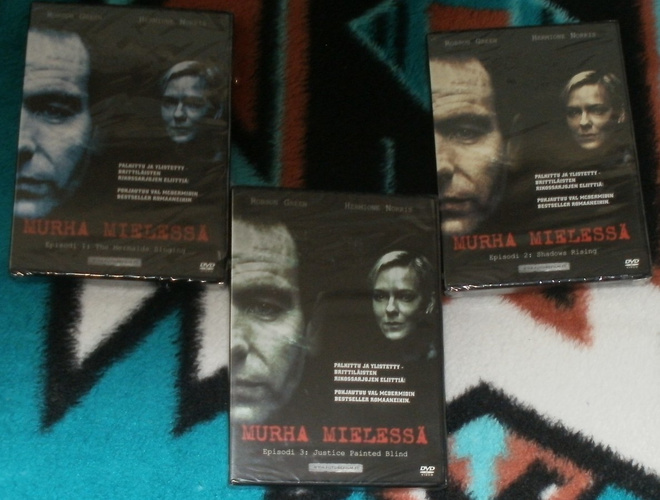 MURHA MIELESSÄ ~ 1. Kausi ~ 3 DVD kelmussa UUSI Robson Green