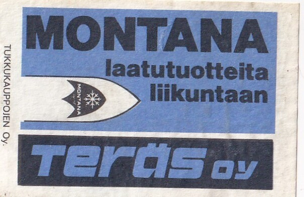 Teräs Oy, MONTANA Laatutuotteita liikuntaan  ,  s64