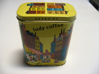Kesko Oy Lady Coffee peltipurkki
