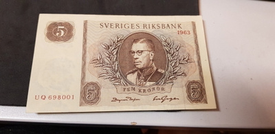 5 kr ruotsi 1963   kl 6