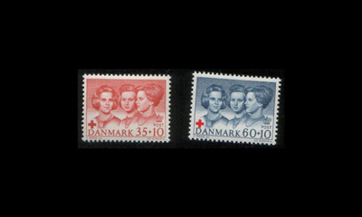 Tanska 421-2 ** Punainen risti (1964)