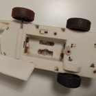 Vanha paristokäyttöinen peltiauto ME 811 Racer (Vintage) - pikkukuva 3