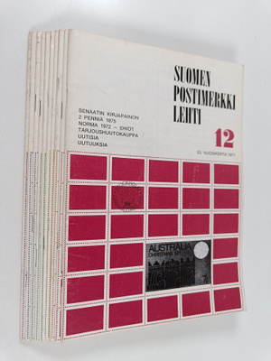 Suomen postimerkkilehti vuosikerta 1971 (numerot 1-12)