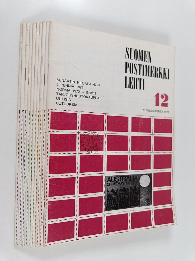 Suomen postimerkkilehti vuosikerta 1971 (numerot 1-12)